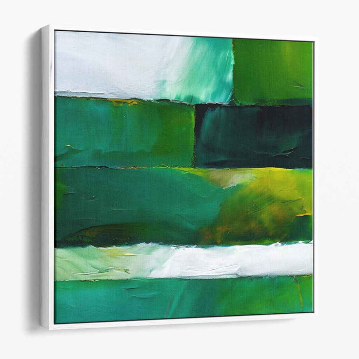 Green Abstract Print #020
