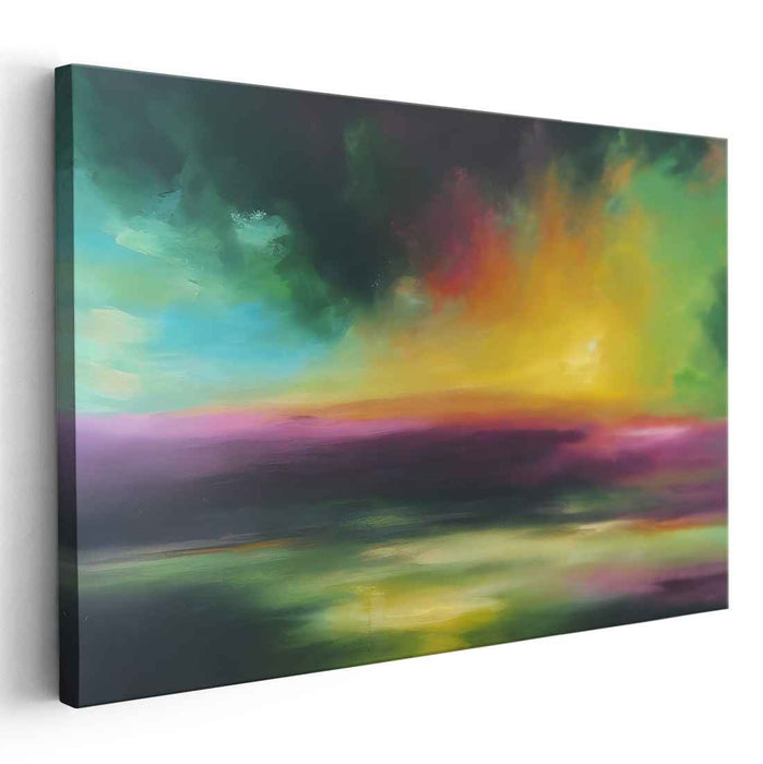 Green Abstract Print #105