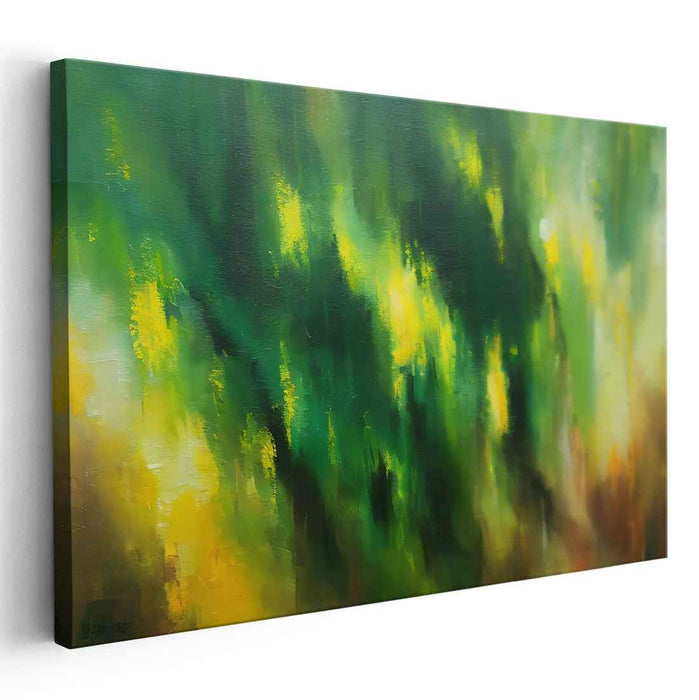 Green Abstract Print #107