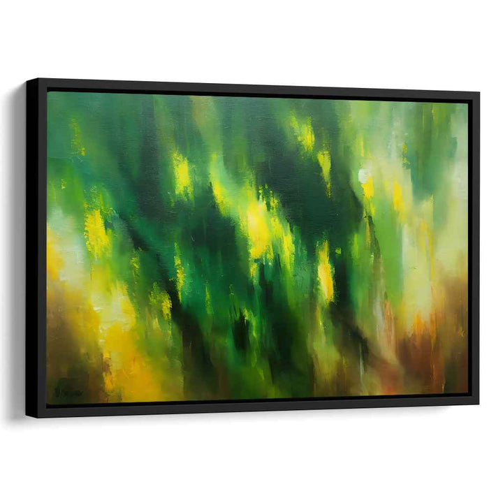 Green Abstract Print #107