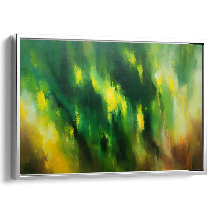 Green Abstract Print #107