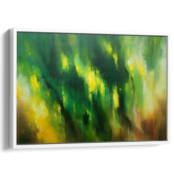 Green Abstract Print #107