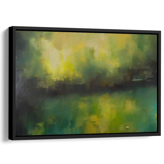 Green Abstract Print #109