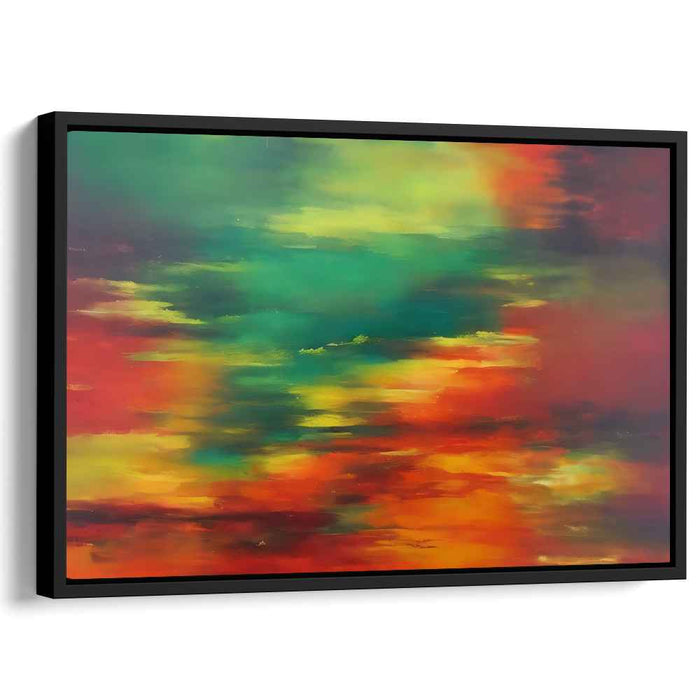 Green Abstract Print #113