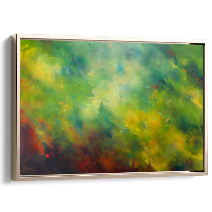 Green Abstract Print #120