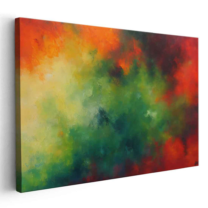 Green Abstract Print #123