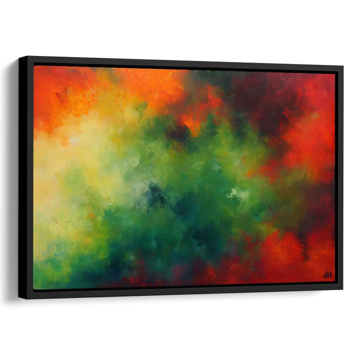 Green Abstract Print #123