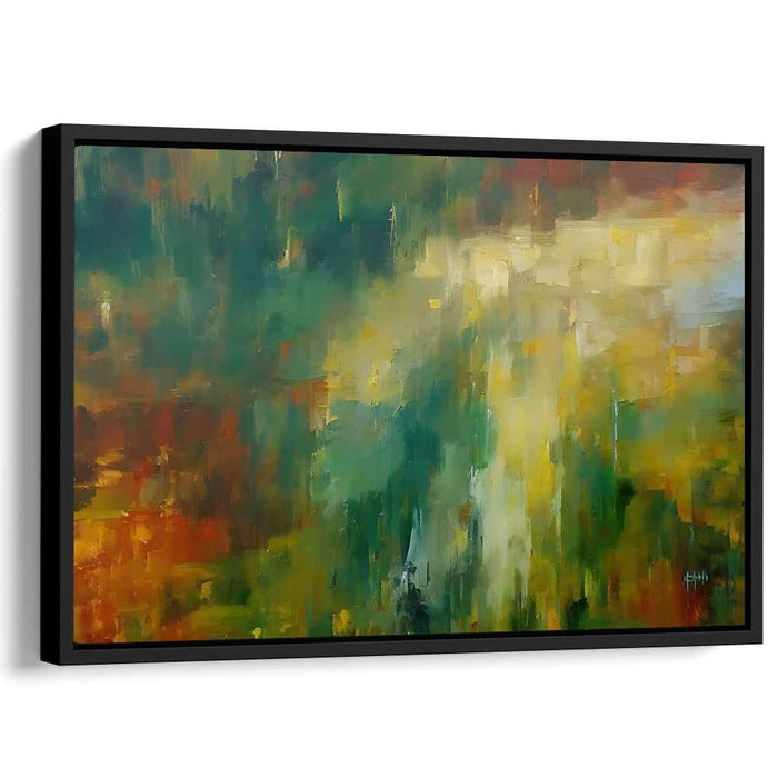 Ethereal Motion Study: Abstract Expressionist Landscape Canvas Art Print