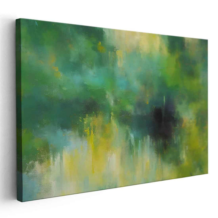 Green Abstract Print #129