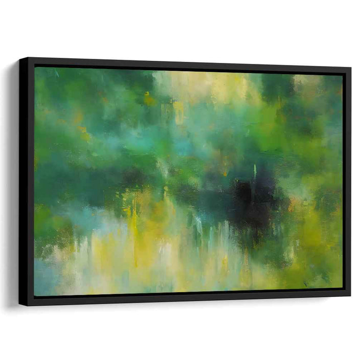 Green Abstract Print #129