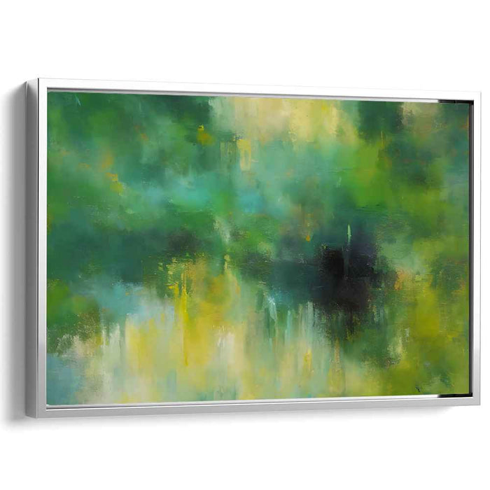 Green Abstract Print #129