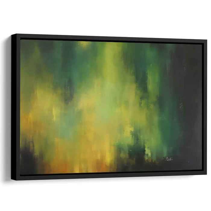 Green Abstract Print #136