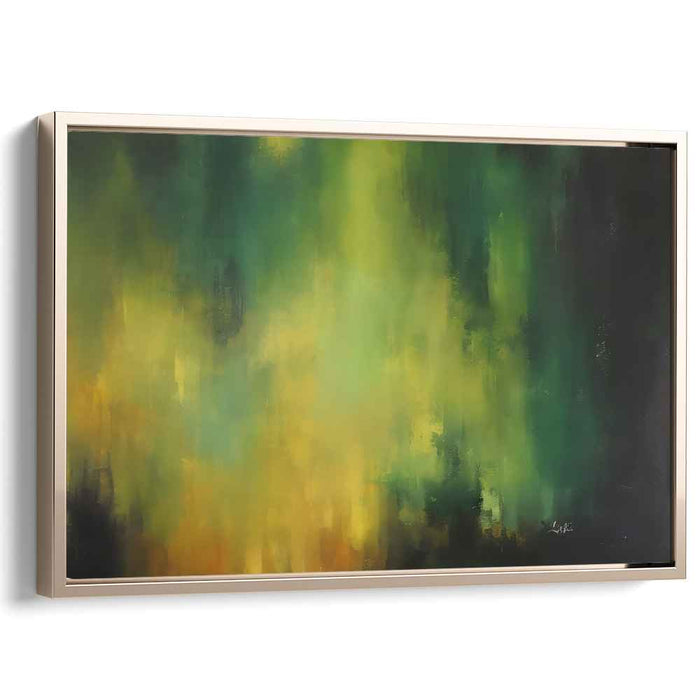 Green Abstract Print #136