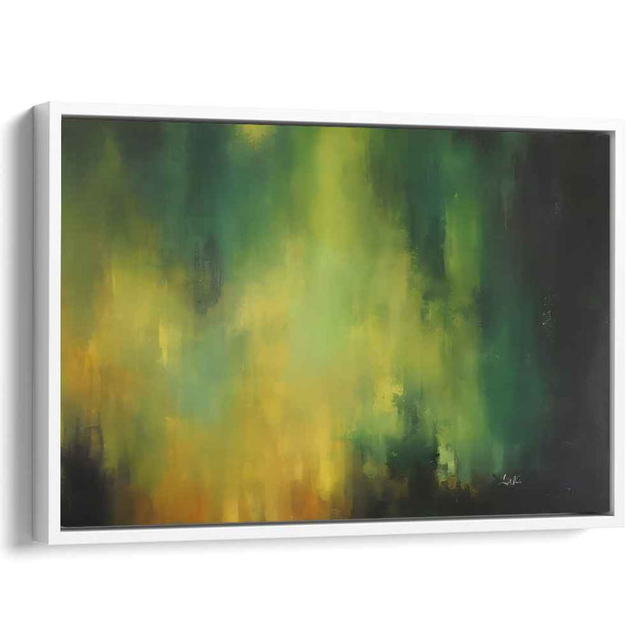 Green Abstract Print #136