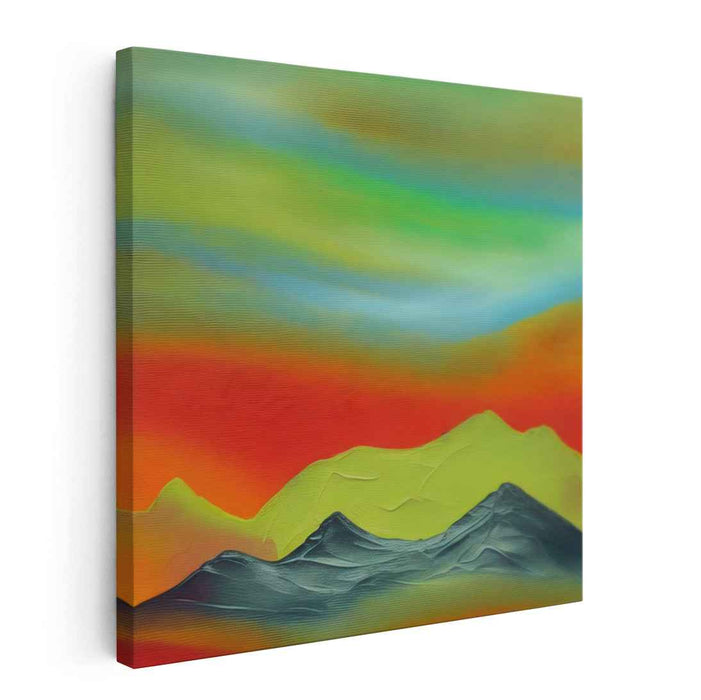 Celestial Dreamscape: Surreal Landscape with Vibrant Skies