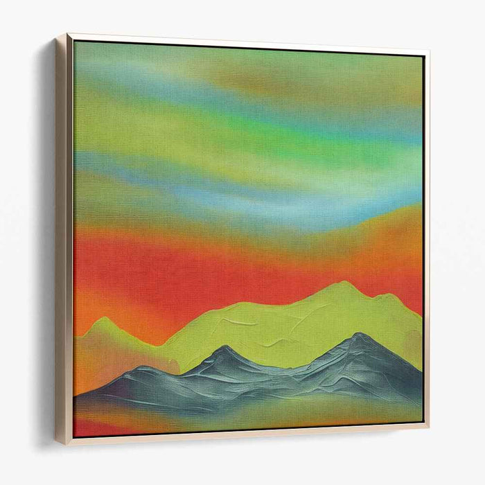 Celestial Dreamscape: Surreal Landscape with Vibrant Skies