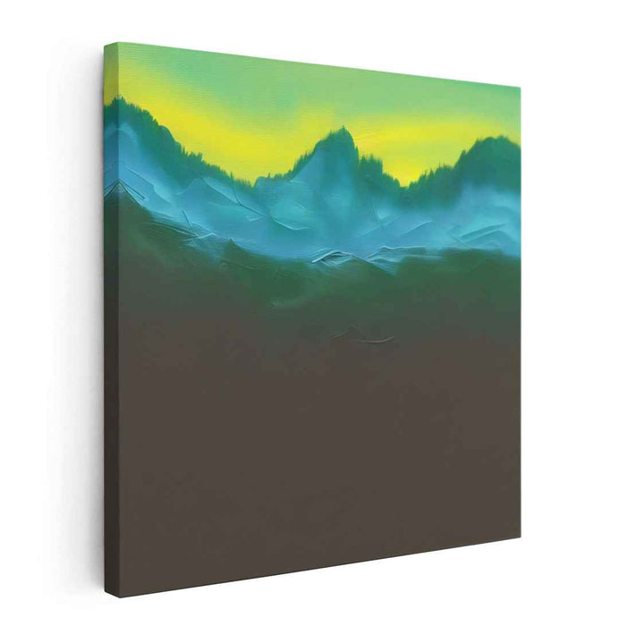 Green Abstract Mountain #005