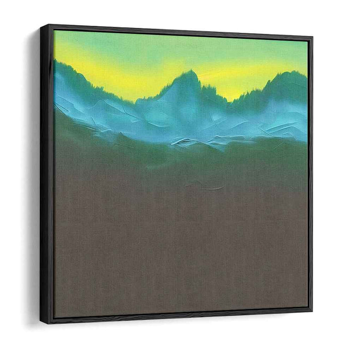 Green Abstract Mountain #005