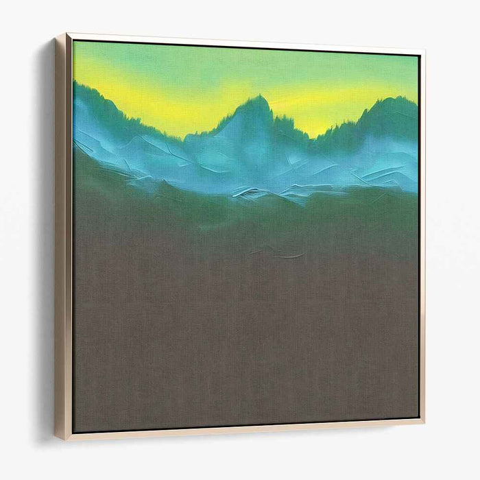 Green Abstract Mountain #005