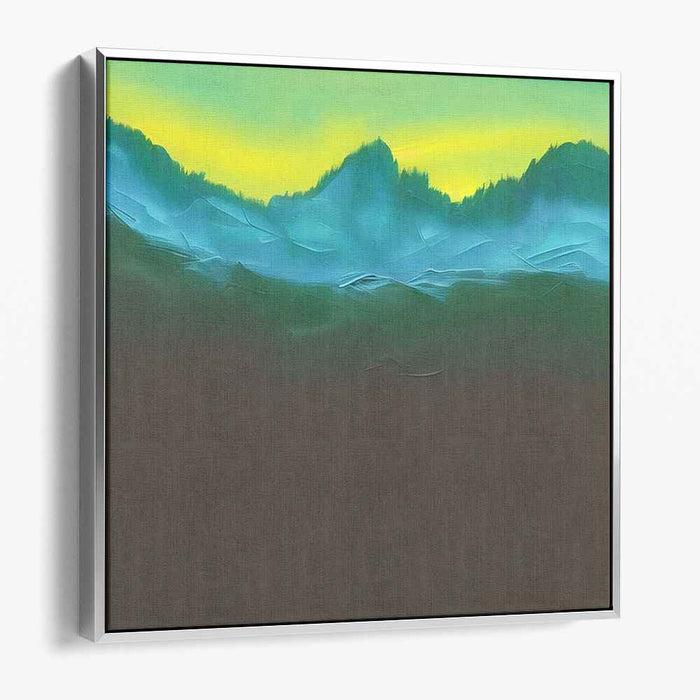 Green Abstract Mountain #005