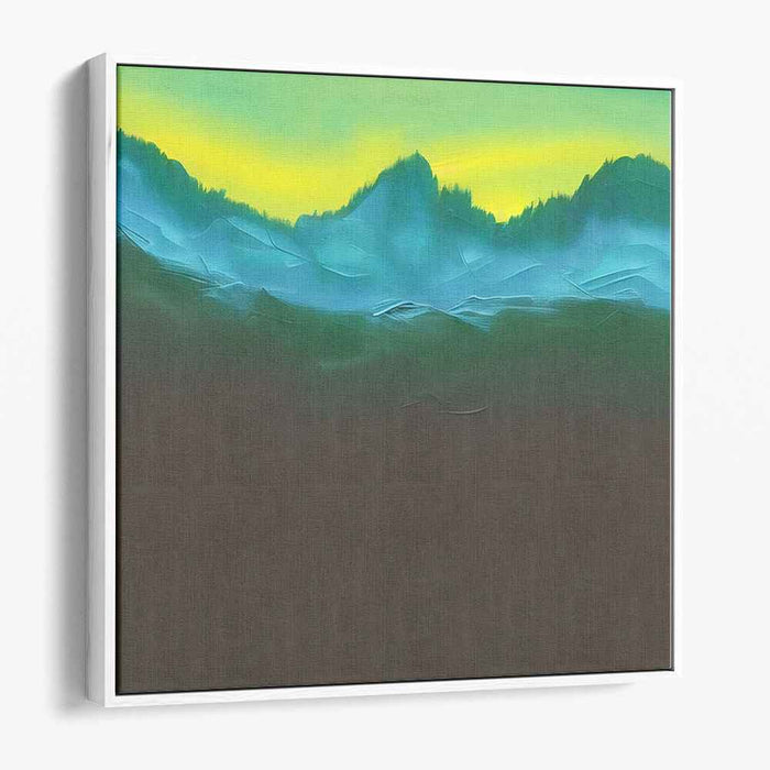 Green Abstract Mountain #005