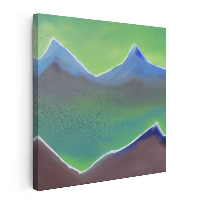 Green Abstract Mountain #006