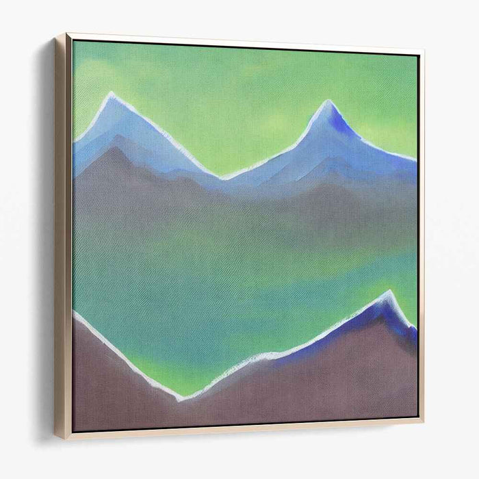 Green Abstract Mountain #006