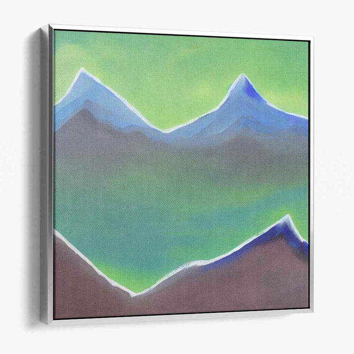 Green Abstract Mountain #006