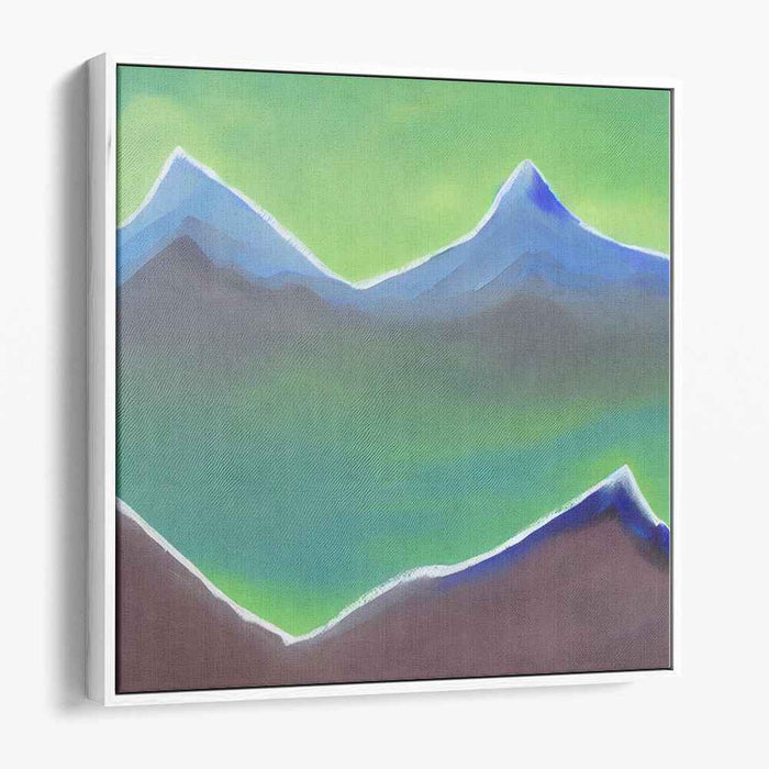 Green Abstract Mountain #006