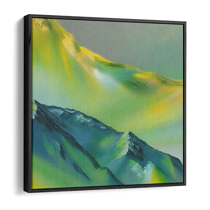 Wandering Dreamscape Fades: Surreal Mountain Landscape Canvas Art Print