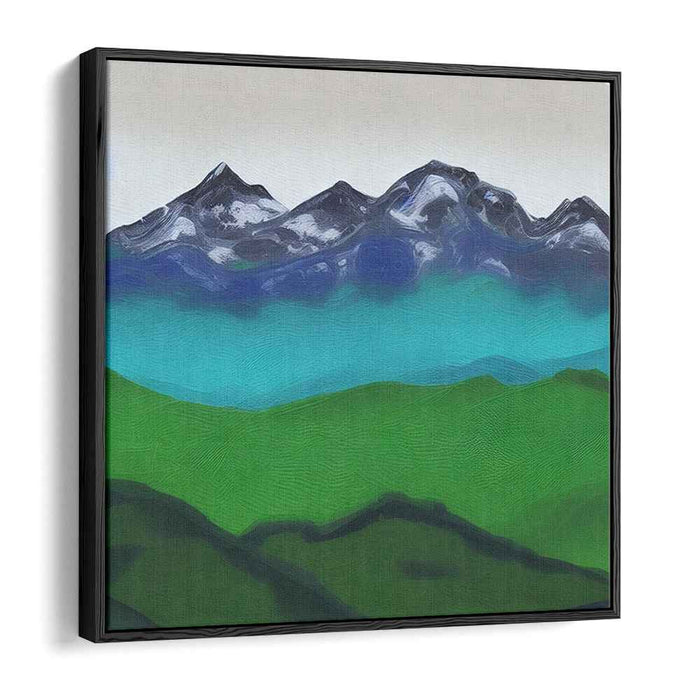 Green Abstract Mountain #008