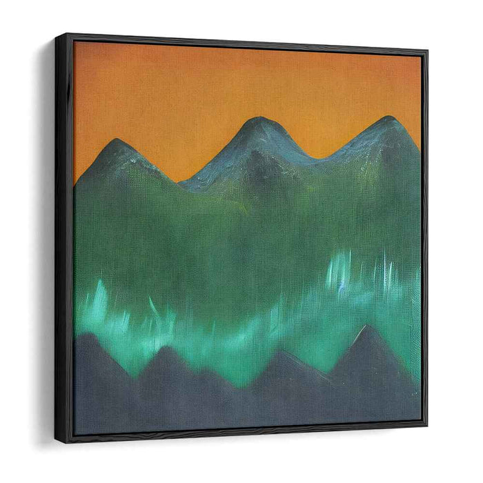 Illuminated Terrain: Luminous Landscape Oil Painting