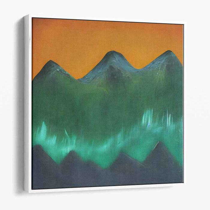 Illuminated Terrain: Luminous Landscape Oil Painting