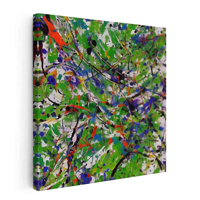 Green Abstract Splatter #002