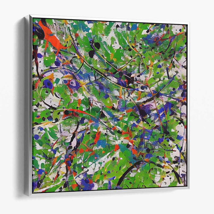 Green Abstract Splatter #002