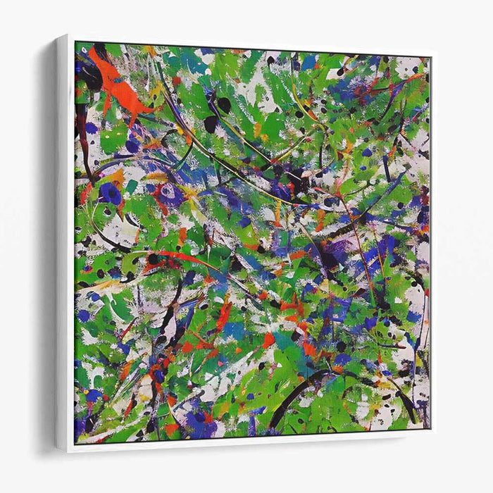 Green Abstract Splatter #002