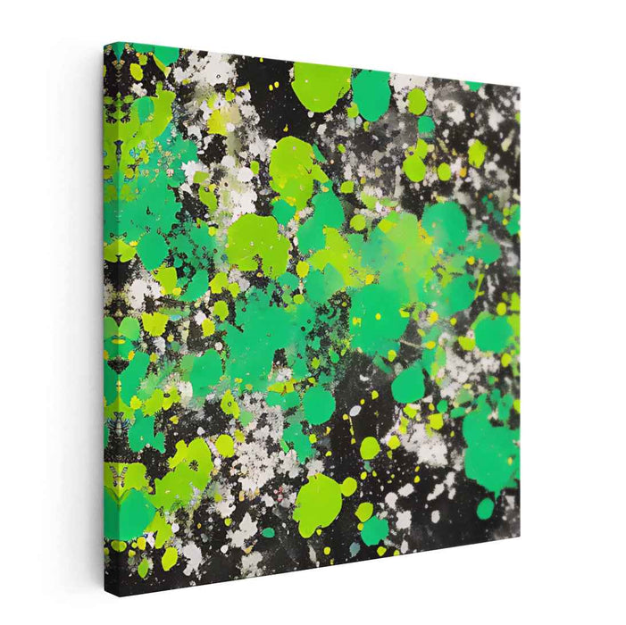 Green Abstract Splatter #003