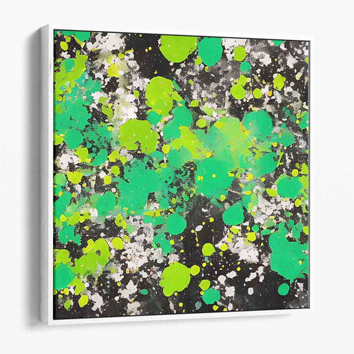 Green Abstract Splatter #003