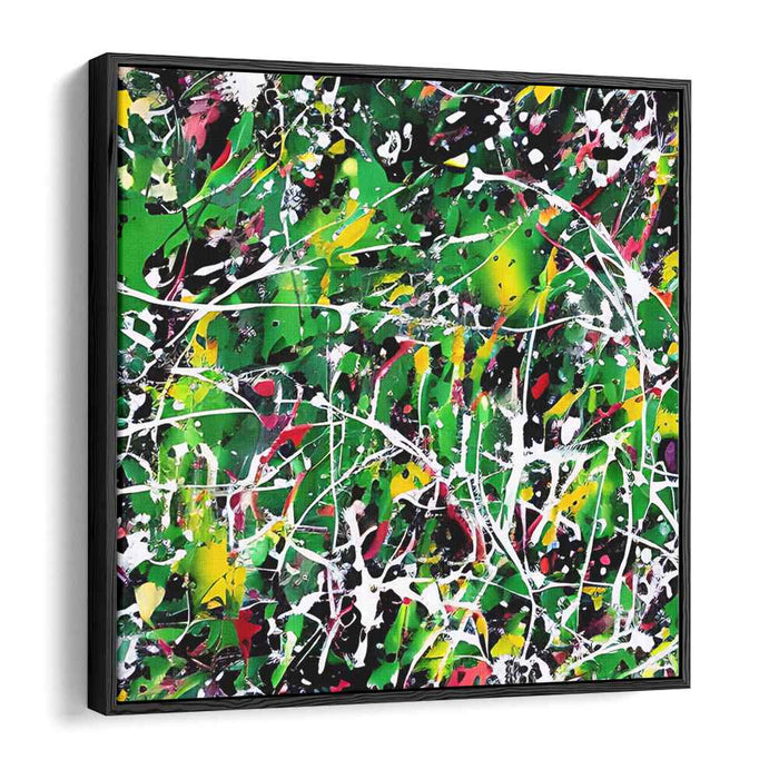 Green Abstract Splatter #014