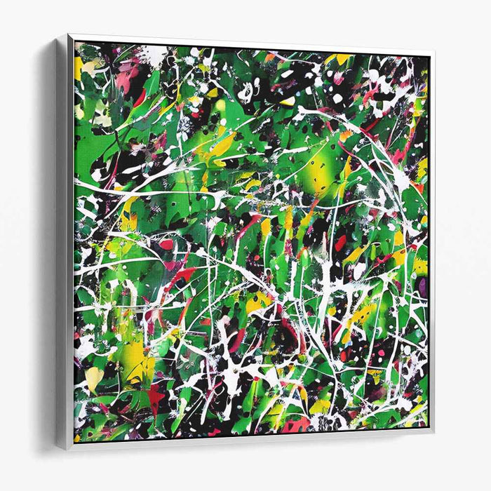 Green Abstract Splatter #014