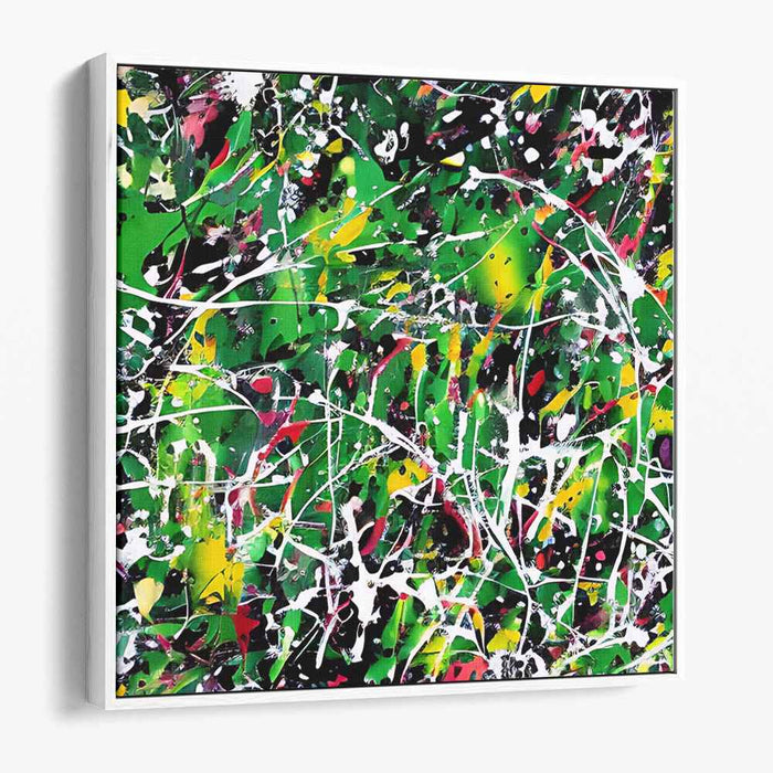 Green Abstract Splatter #014