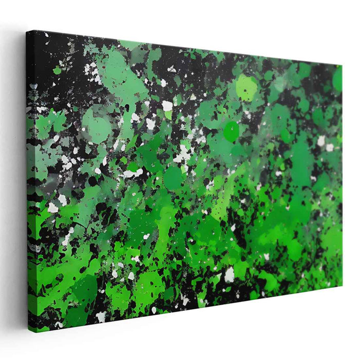 Green Abstract Splatter #102