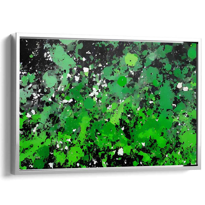 Green Abstract Splatter #102