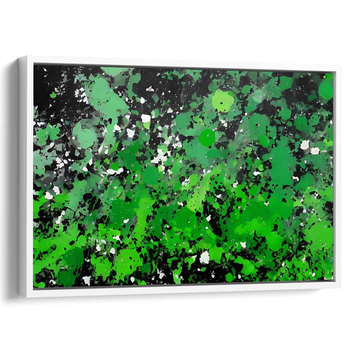 Green Abstract Splatter #102