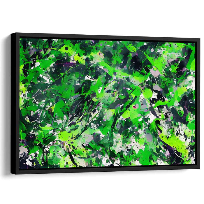 Green Abstract Splatter #105