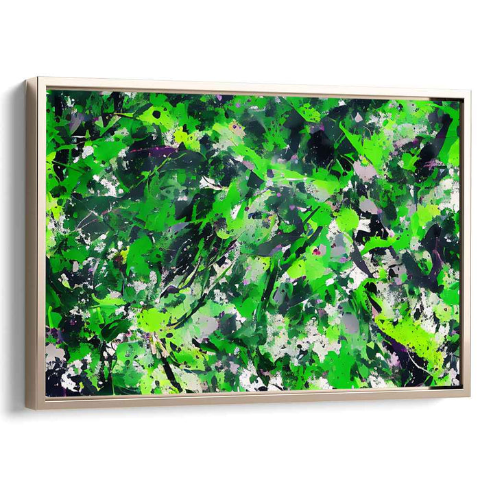Green Abstract Splatter #105