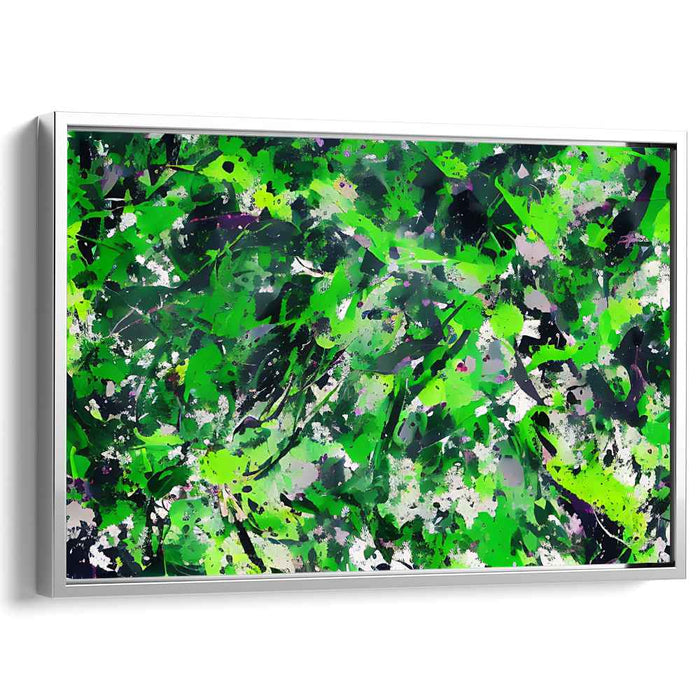 Green Abstract Splatter #105