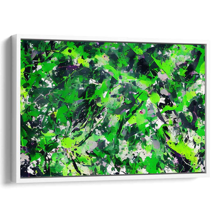 Green Abstract Splatter #105