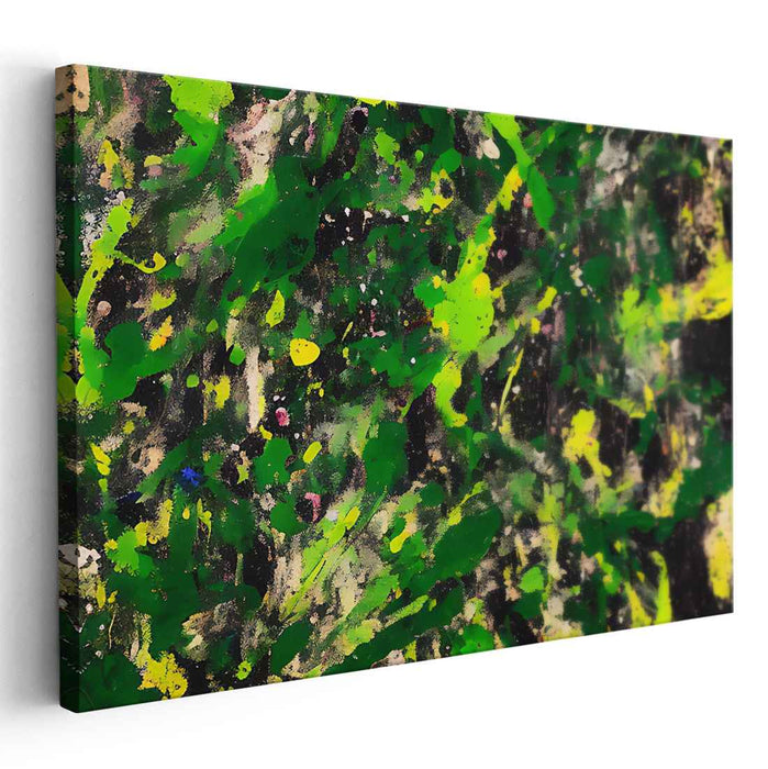 Green Abstract Splatter #106