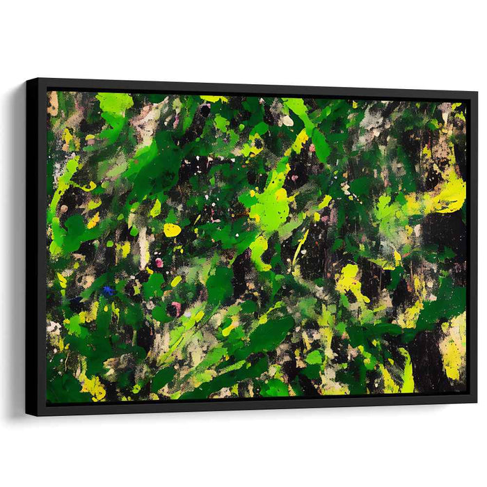 Green Abstract Splatter #106